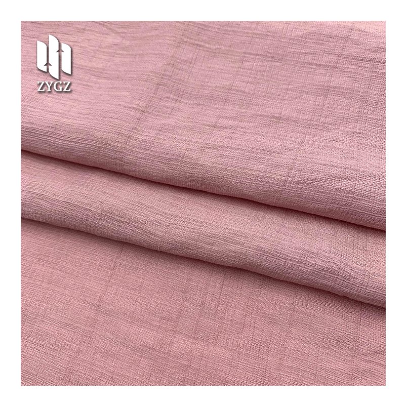 Factory Supply 19%Nylon 35%Rayon 14%Linen 32%Cotton Dress Clothing Shirts Leisure Wear Garment Soft Breathable Fabric