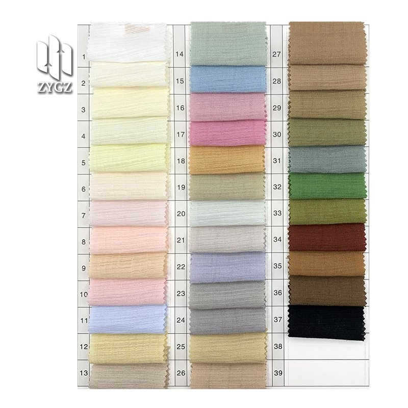 Factory Supply 19%Nylon 35%Rayon 14%Linen 32%Cotton Dress Clothing Shirts Leisure Wear Garment Soft Breathable Fabric