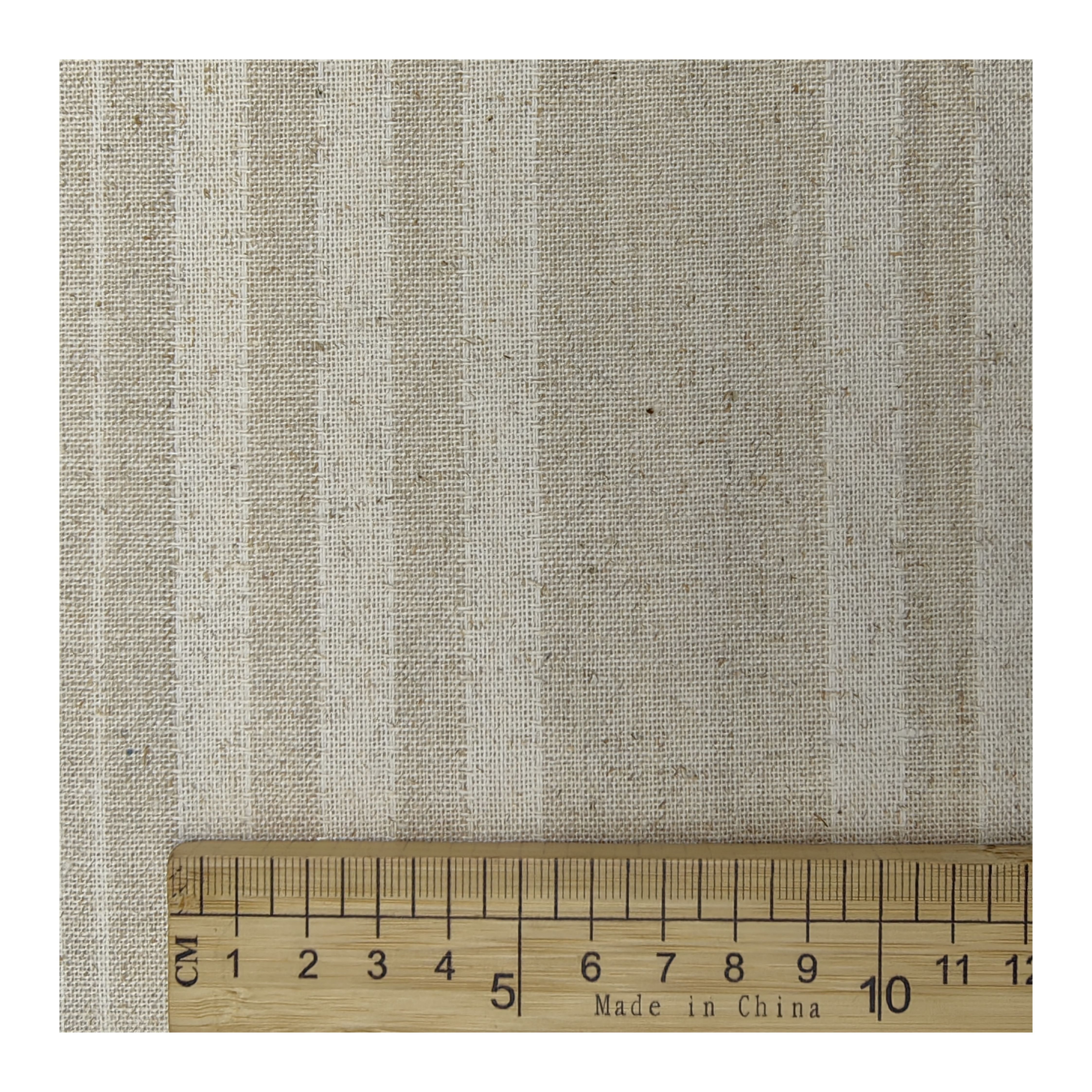 Custom wholesale natural Linen Fabric stripe Woven Fabric 85%Rayon 15% Linen Plain eco-friendly fabric for clothing