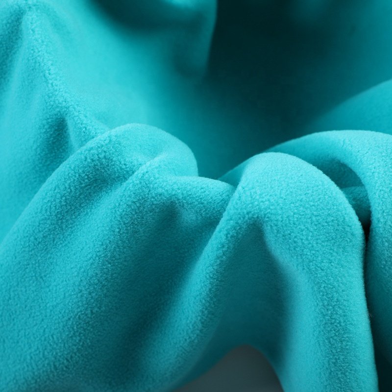 China factory 100%polyester anti-pill fleece fabric polar fleece with single double brushed fabric