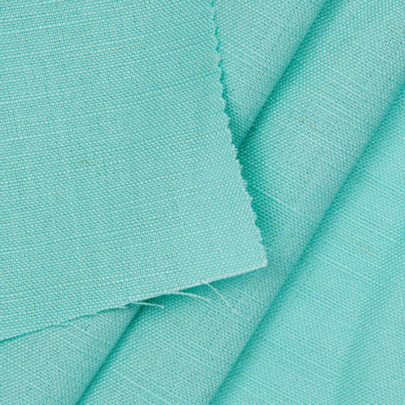 Wholesale Fashion 55% linen 45% Viscose Mixed Material Woven Manufacturer Cloth Material fabric For Dresses