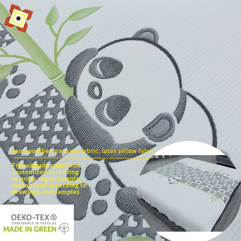 Jacquard Mattress Fabric Knitted Bedding Modal Bamboo Fiber Quilted Fabric For Mattress