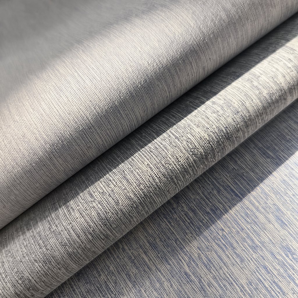 New coating hemp bamboo pattern hemp modern simple blackout curtains hotel project curtain fabrics