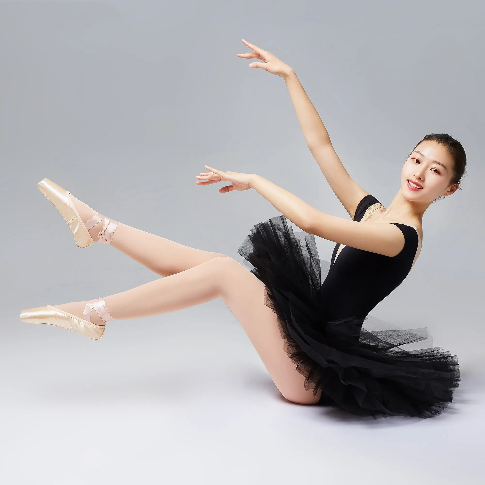 Customize women training dancewear Ballet Dance Wear mesh Leotards short gymnastics Adult