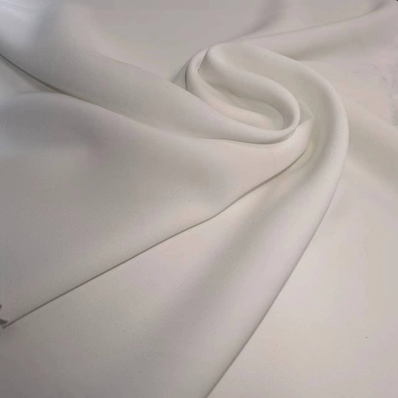 Fashion women Dull sph 100% polyester stretch chiffon custom print fabric for dress