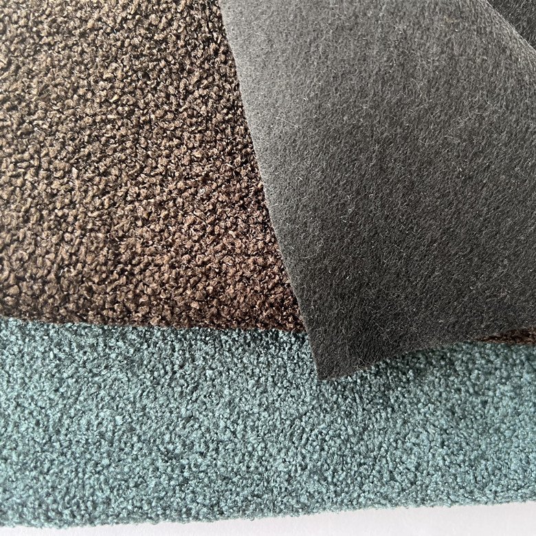 Hot selling 100% polyester sherpa fleece Boucle Fabric for home textile upholstery sofa cushion solo garments