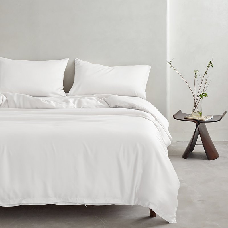 bamboo fabric bed linen comfortable luxury bamboo viscose sheets customized design king size bamboo bedding for home and hotel