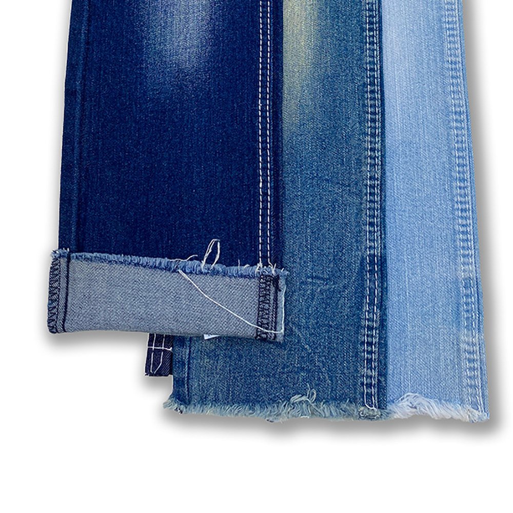 10oz denim fabric factory direct sale cheap wholesale wear-resistant shrinkage-resistant bamboo mid-stretch jeans fabric