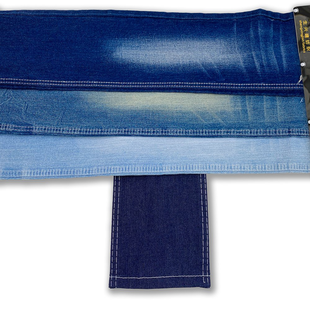 10oz denim fabric factory direct sale cheap wholesale wear-resistant shrinkage-resistant bamboo mid-stretch jeans fabric