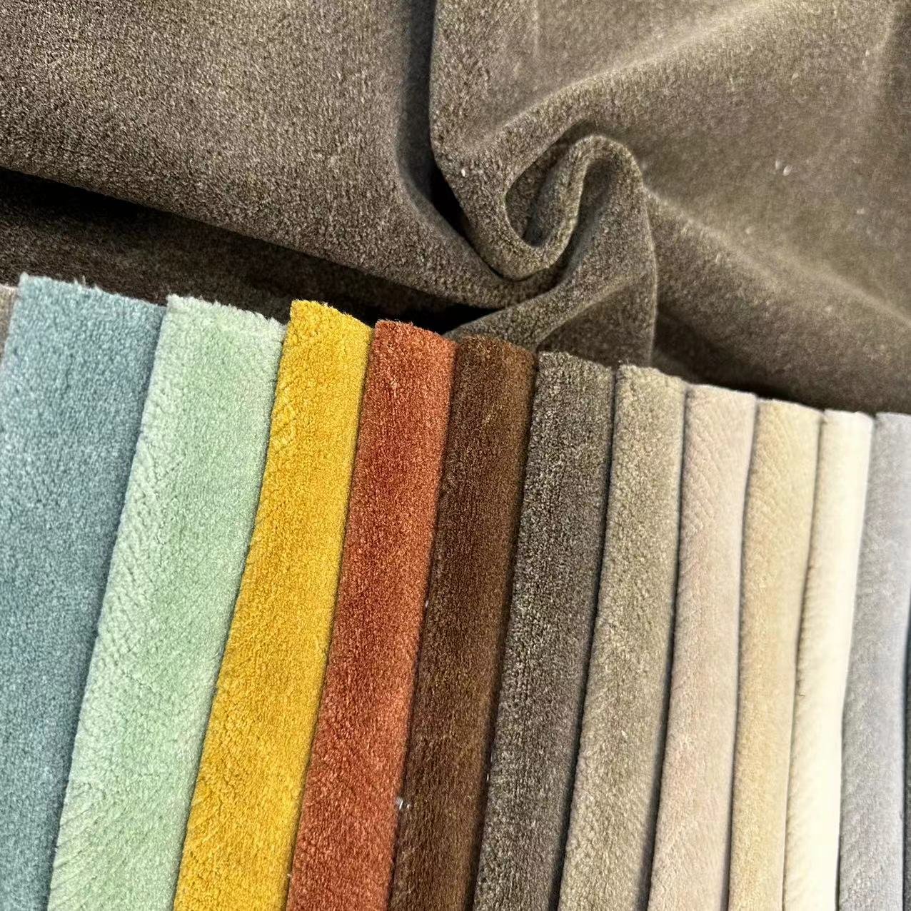 X9142- polyester home textile sofa fabric for plain Comfortable Warm Upholstery Pillow linen curtain fabrics For Home