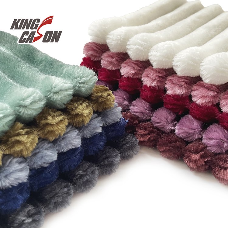 Kingcason Manufacturer Wholesale 100% Polyester Medium Thickness Single Face Flannel Fleece Fabric For Pajamas Blankets