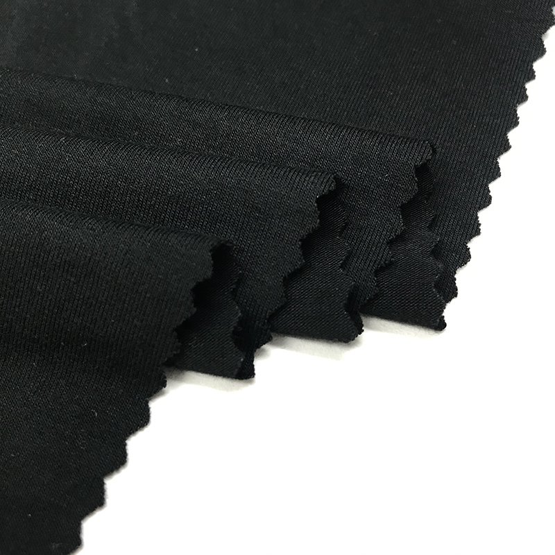Wholesale High Quality Soft Bamboo Spandex single Jersey Knitted Fabric On Sale