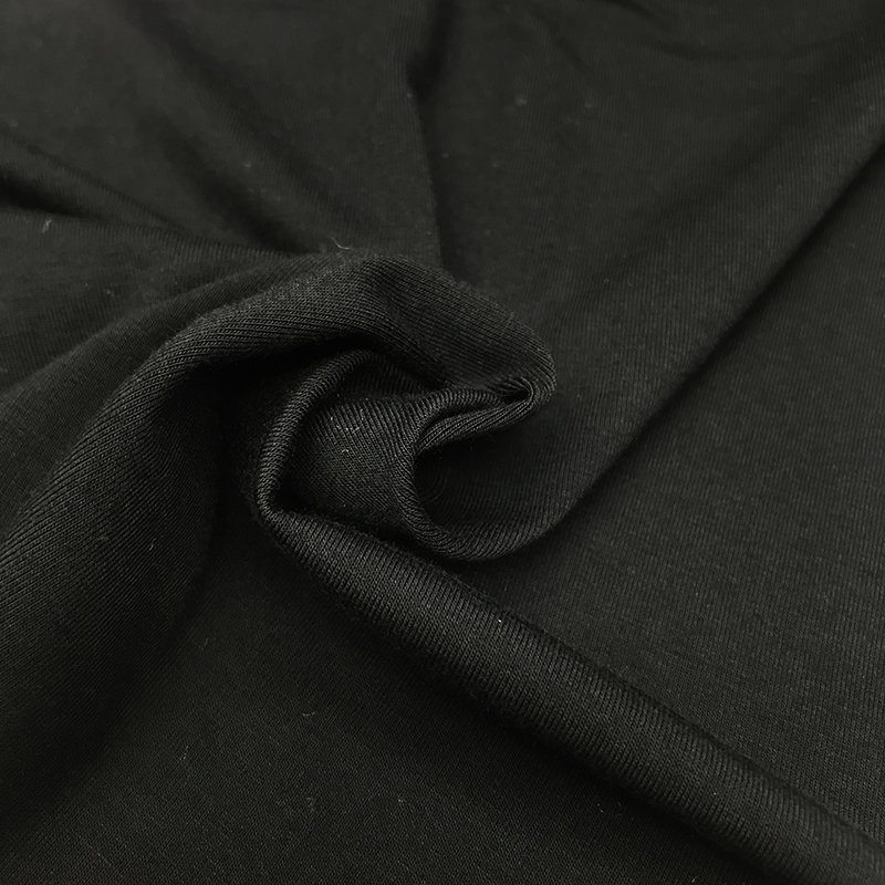 Wholesale High Quality Soft Bamboo Spandex single Jersey Knitted Fabric On Sale