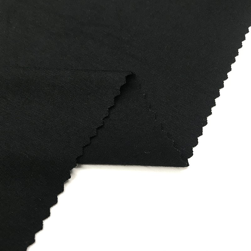 Wholesale High Quality Soft Bamboo Spandex single Jersey Knitted Fabric On Sale