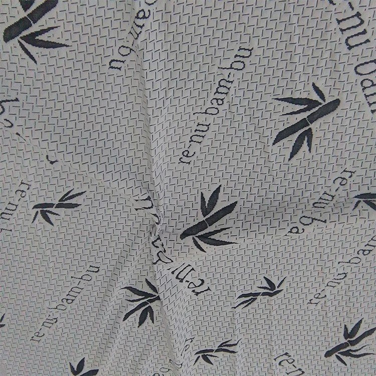 New design breathable mattress knitting fabric,bamboo viscose muslin knit fabric,waterproof printed bamboo mattress fabric