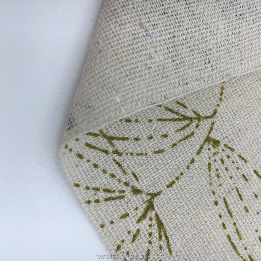 Wholesale Wrinkle Free Irish Digital Print Linen Fabric Printed Linen Jersey Fabric