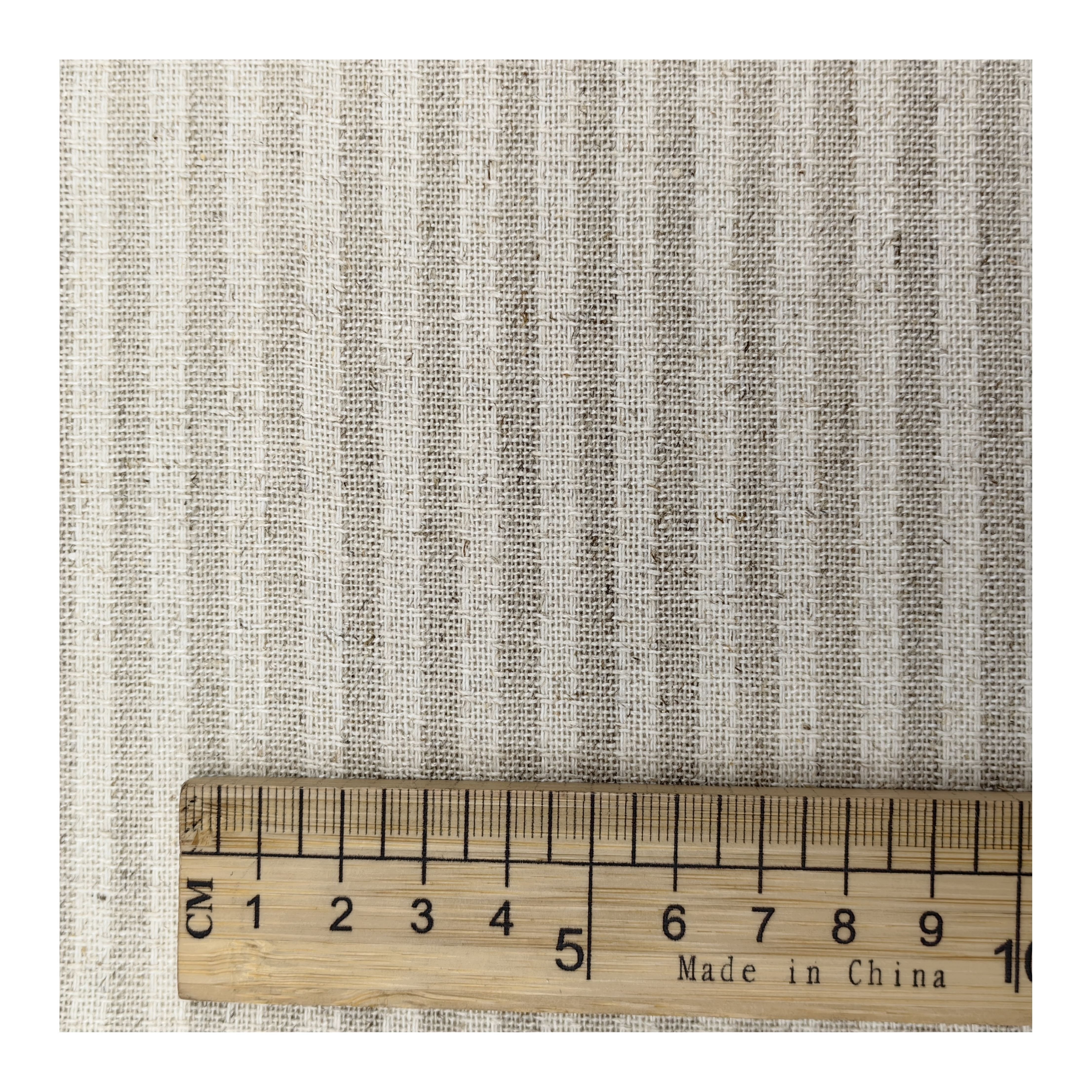 China Design natural Linen Fabric stripe Woven Fabric 85%Rayon 15% Linen Plain eco-friendly fabric for clothing