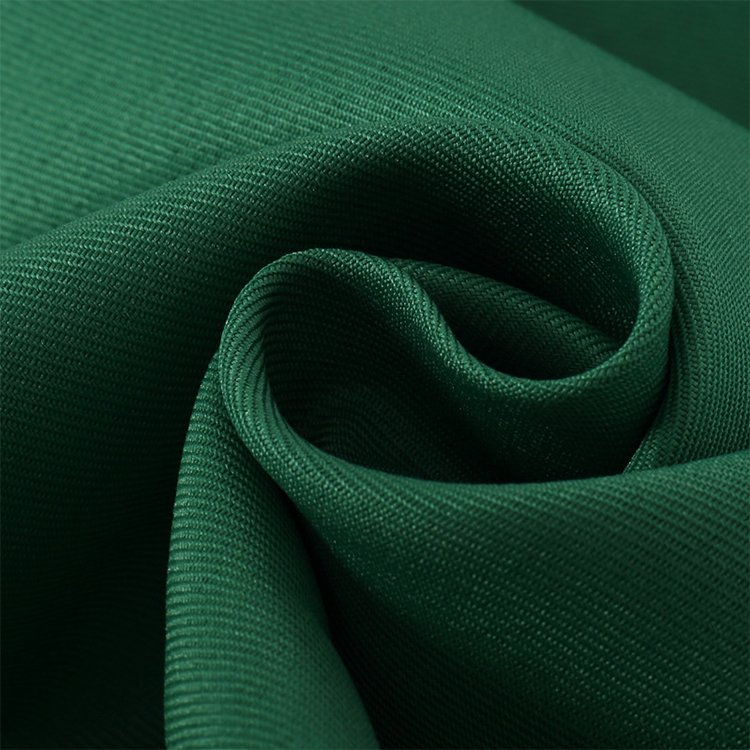 Custom waterproof coating 100% polyester gabardine Apron fabric 150g twill gabardine school suit uniform fabric