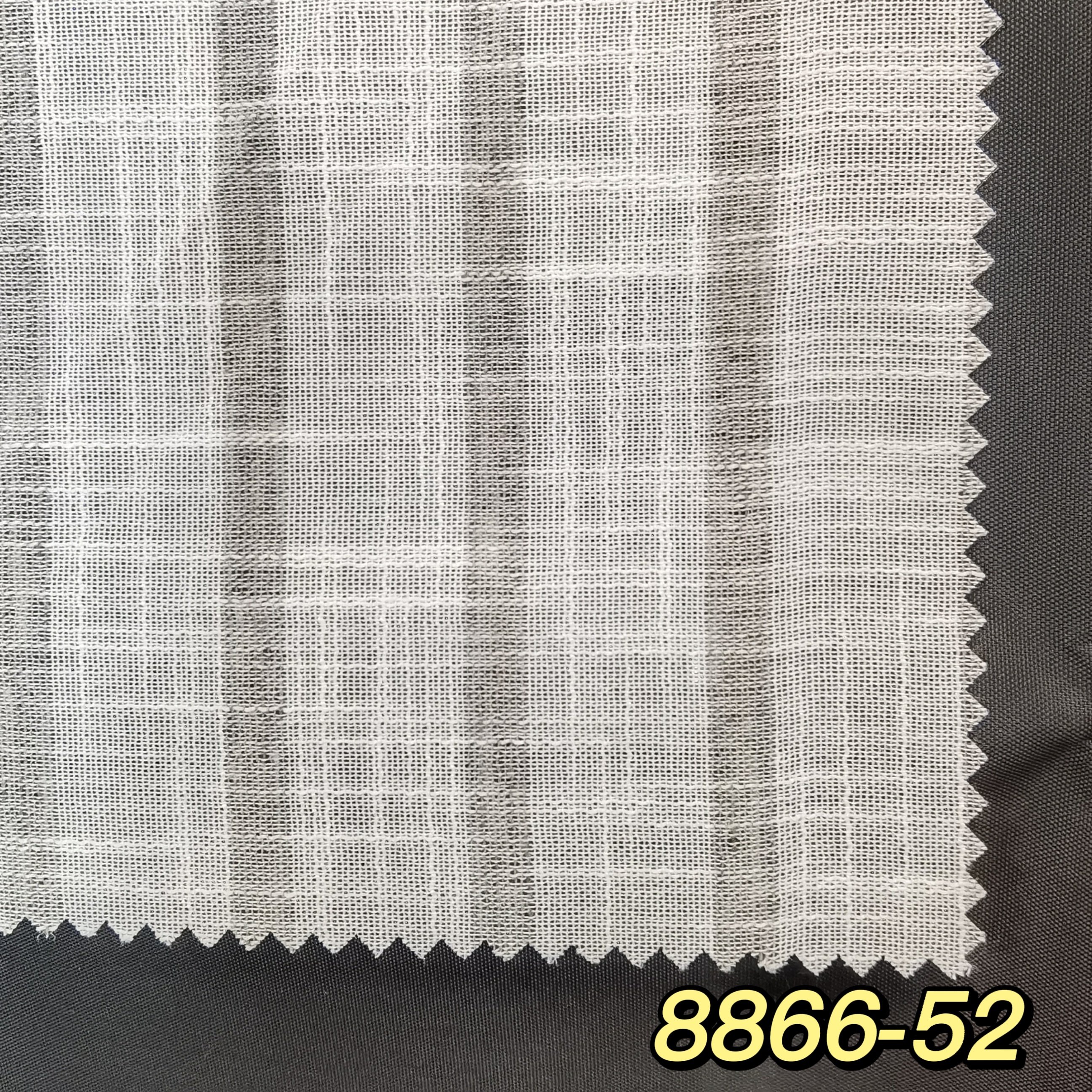 Durable Linen Stripe Pattern Sheer Curtain Tulle For Bedroom