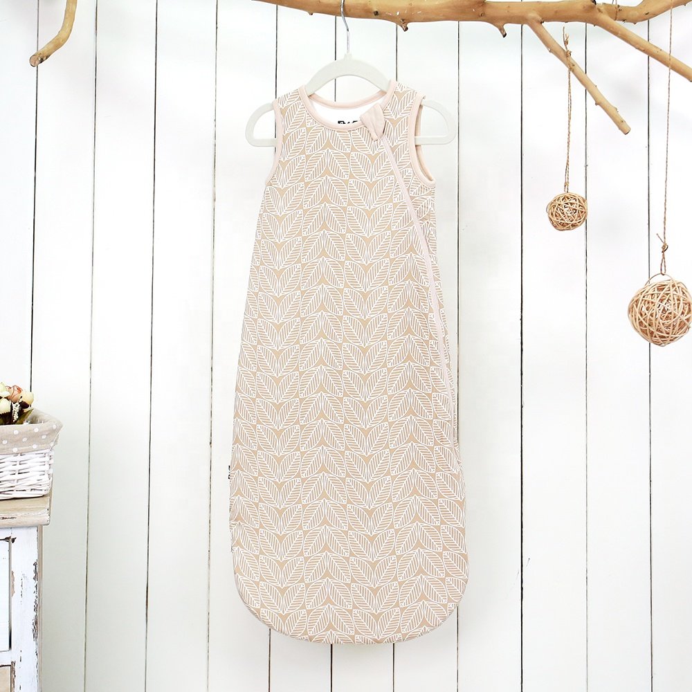 High quality Infants & Toddlers Baby zipper style customized Printed bamboo soft fabric sleeping sack baby Sleeping Bags