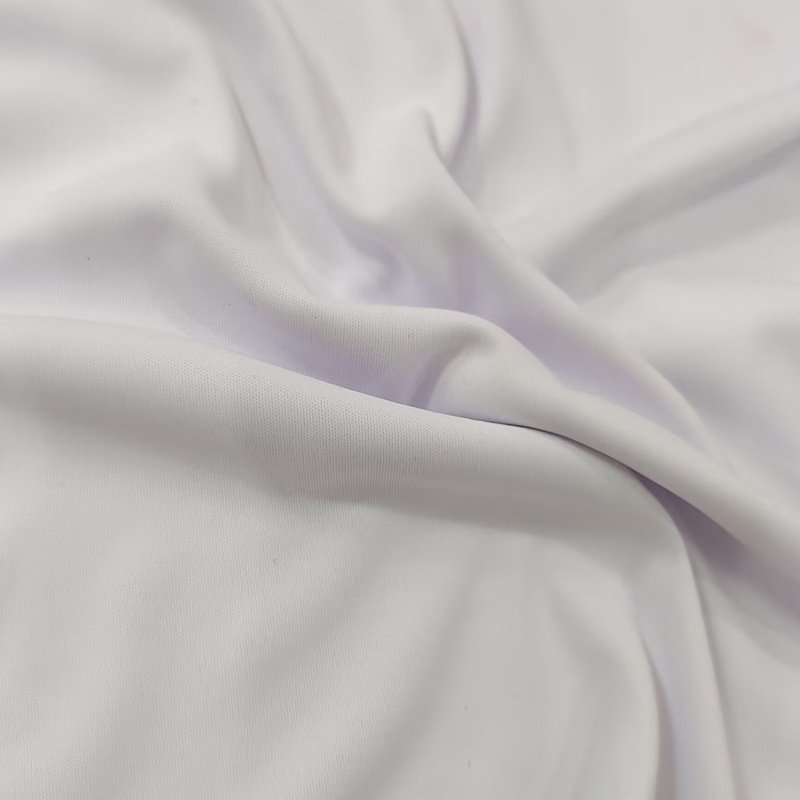 100% Polyester 50D Dyed Knitted Polydex Fabric Sublimation Jersey Solid Interlock White Knit Fabric Sublimation For Printing