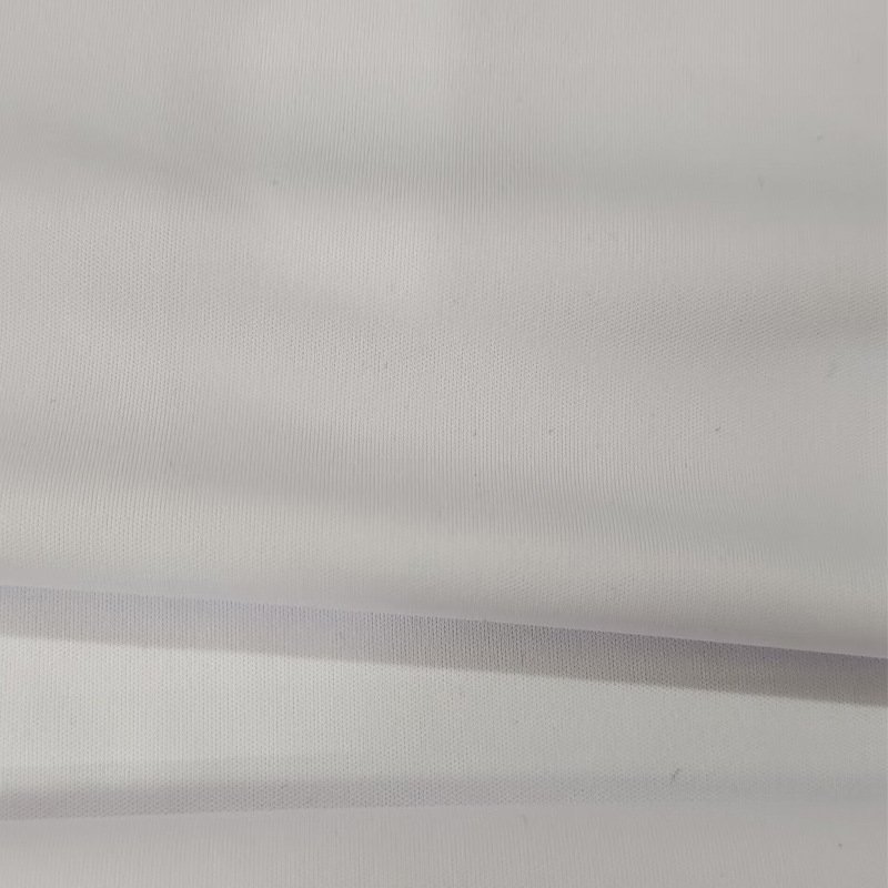 100% Polyester 50D Dyed Knitted Polydex Fabric Sublimation Jersey Solid Interlock White Knit Fabric Sublimation For Printing