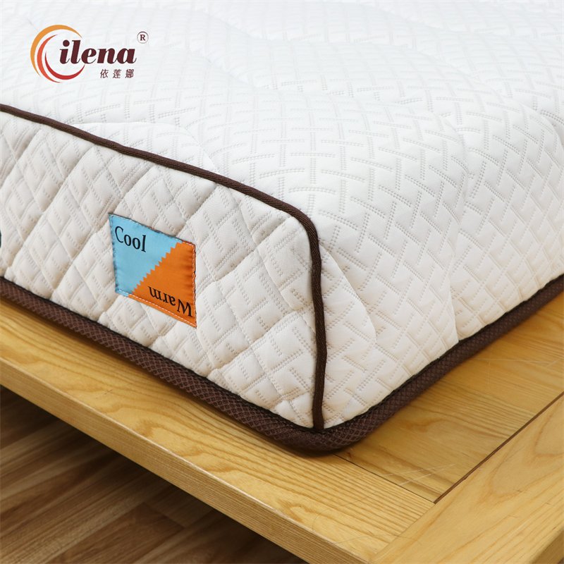 Import Sleep Well Bamboo Fiber Pocket Spring Bed Foam Spring Mattress For Hotel