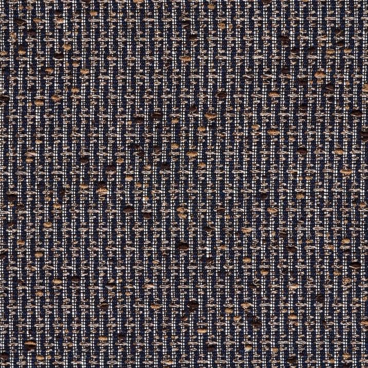 Bulk Quantity: Natural Fibre Tweed Fabric For Sale By The Meter.High-Quality Blue Fabric Made from Linen and Wool for Clothing.