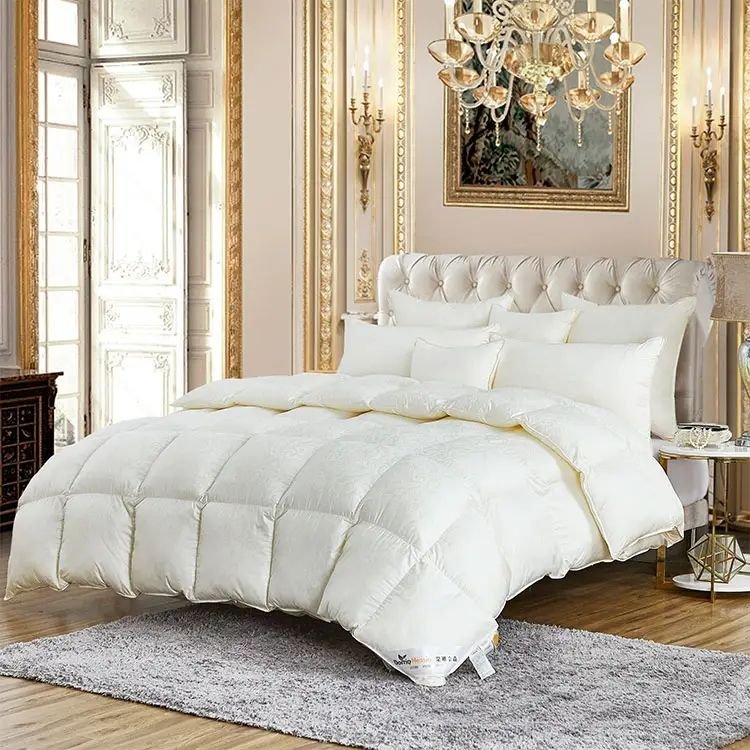 Custom bedding set Extra large bamboo machine wash sheet set cotton duvet