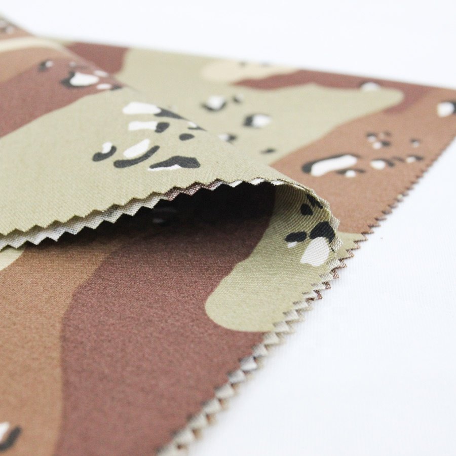 Yilong fabric manufacturer Desert Battle Dress Uniform (DBDU) chocolate chip camo six color desert storm camouflage fabrics