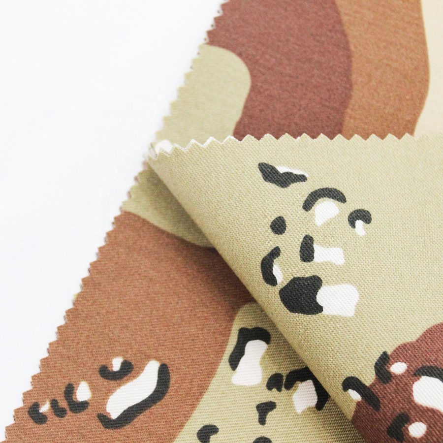 Yilong fabric manufacturer Desert Battle Dress Uniform (DBDU) chocolate chip camo six color desert storm camouflage fabrics