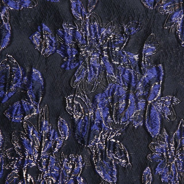 KEER Factory Custom Wholesale Wholesale ladies flower color jacquard brocade crepe fabric for party dress