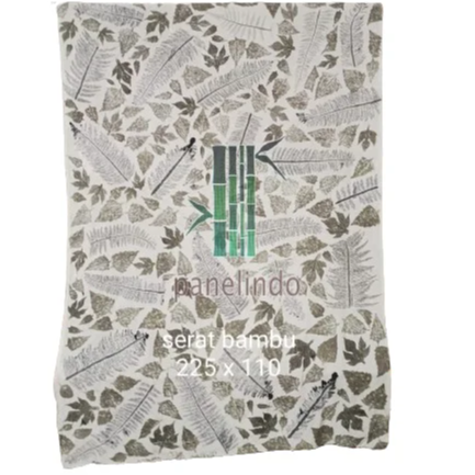 Ecoprint Organic Bamboo Fiber Jersey Fabric Stretch Textile Sportswear Underwear Dresses Natural Leaf Dyed Knitted Technique