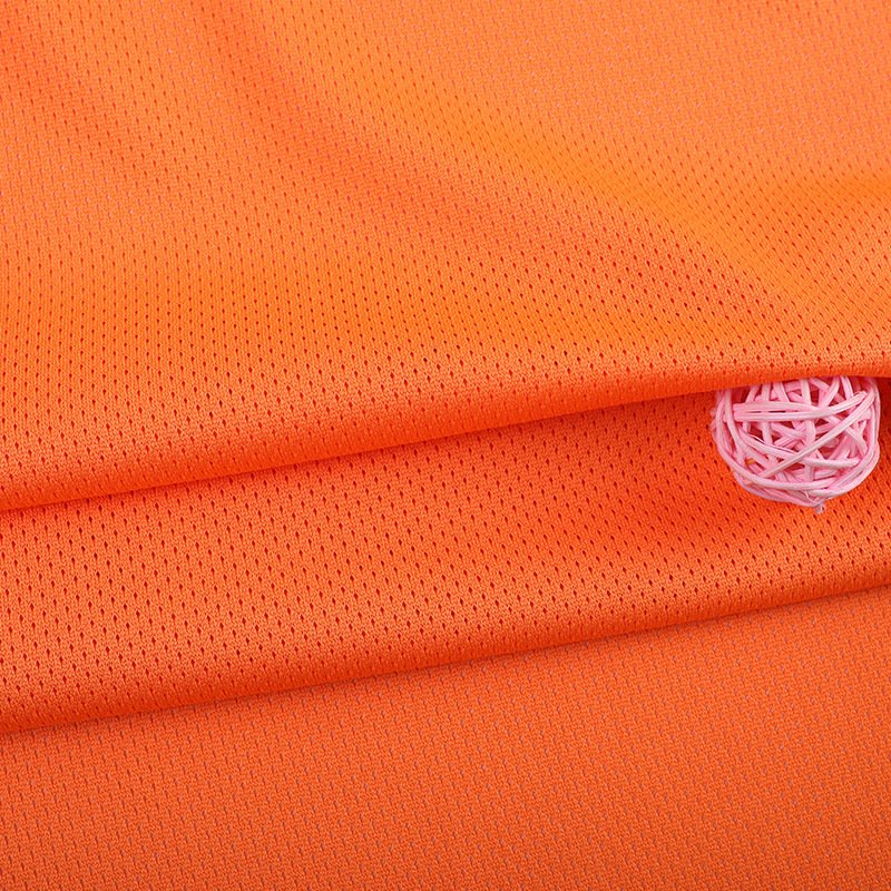 Quick dry breathable outdoor 100% polyester bird eye mesh fabric for sportswear and running t-shirt