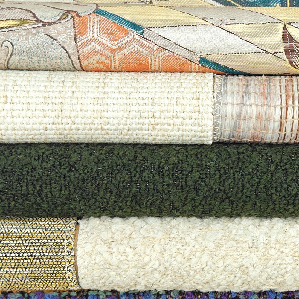Luxury European Jacquard Upholstery Fabric for Sofa Living Room Furniture Cotton Linen Breathable Natural Home Textiles Stock