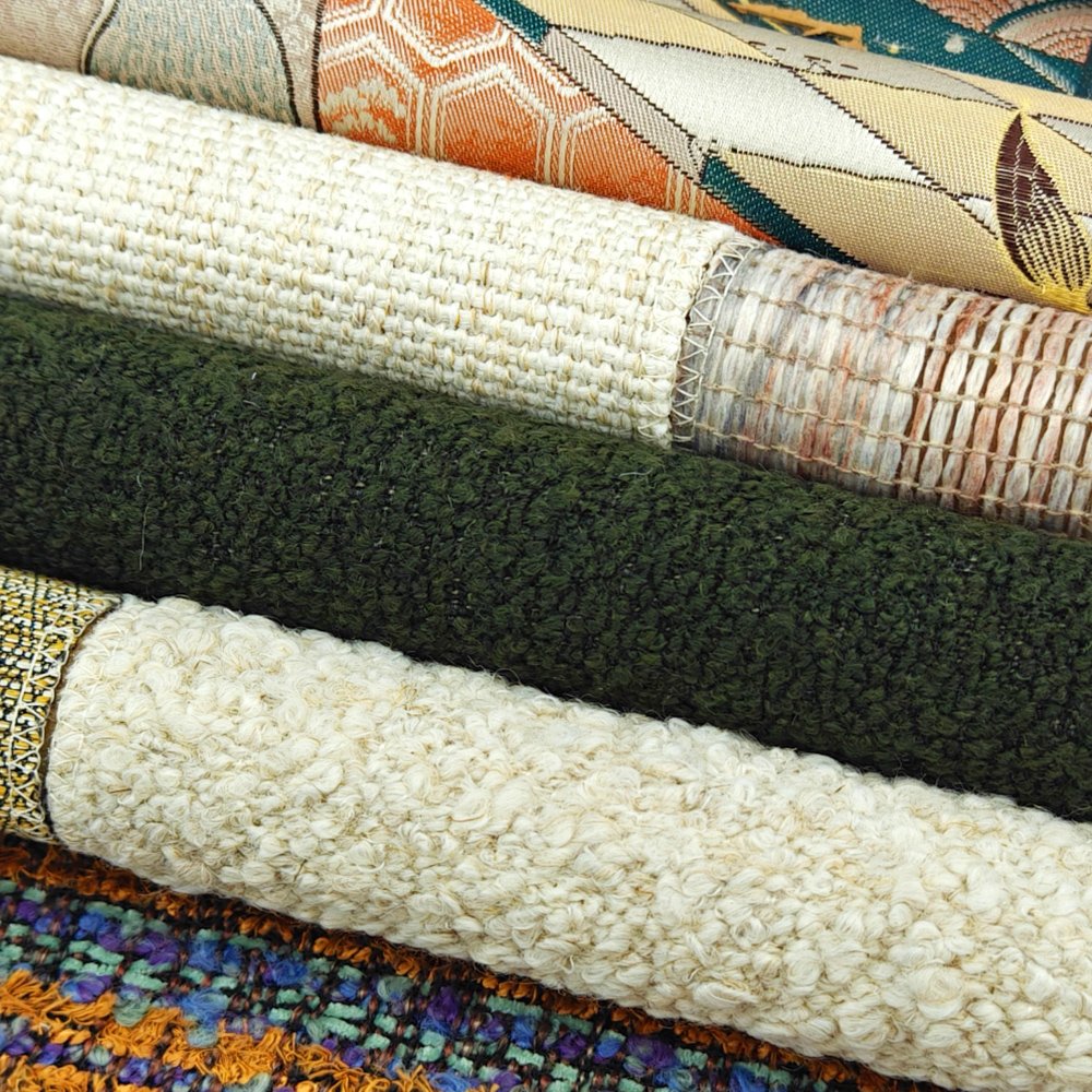 Luxury European Jacquard Upholstery Fabric for Sofa Living Room Furniture Cotton Linen Breathable Natural Home Textiles Stock