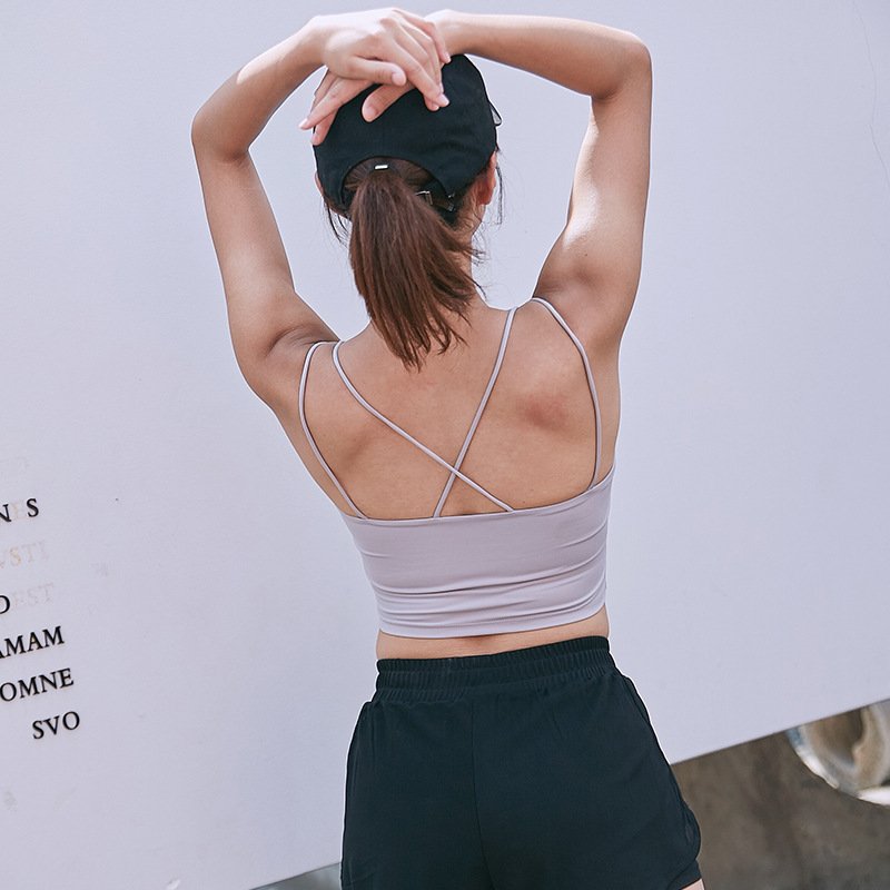 Best Selling Women's Fitted Bamboo Cami Crop Luxurious Bamboo Jersey Fabric Short Length with Built-In Shelf Bra and Neckline