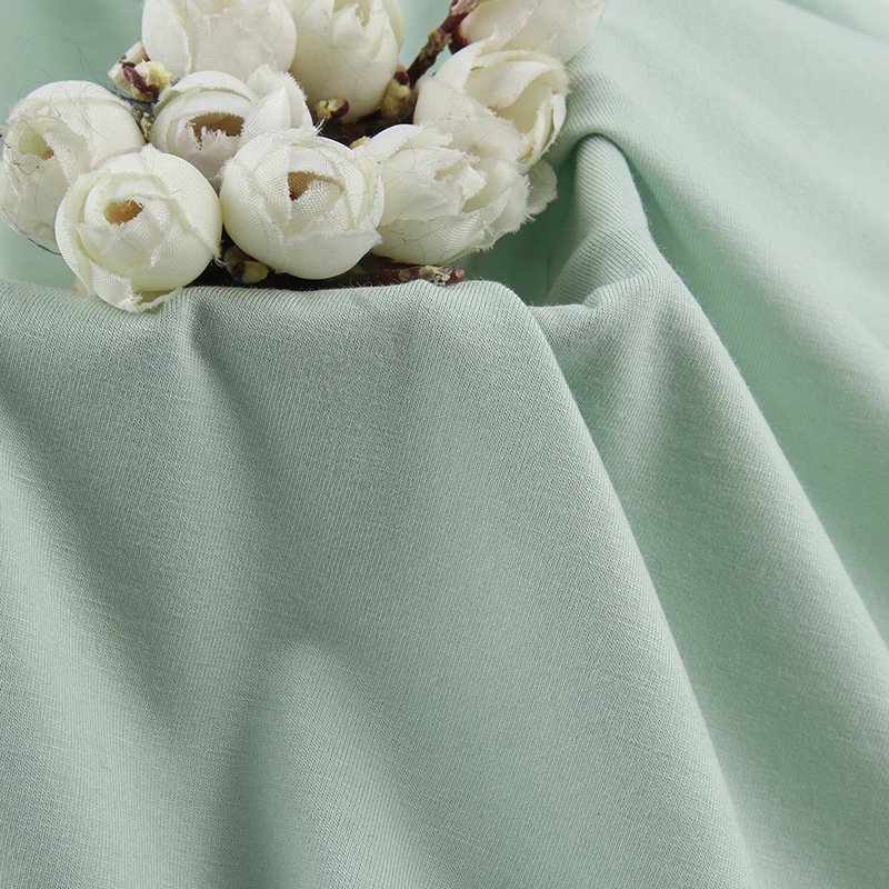 Custom 93% Bamboo 7% Elastane Soft Fabric Bamboo Fiber fabric for Tshirt
