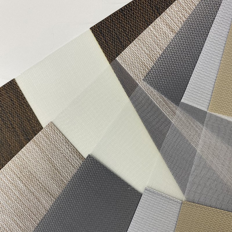 High Quality Horizontal Linen Zebra Blind Fabric Roll For Day And Night Window Blinds Fabric With Competitive Price