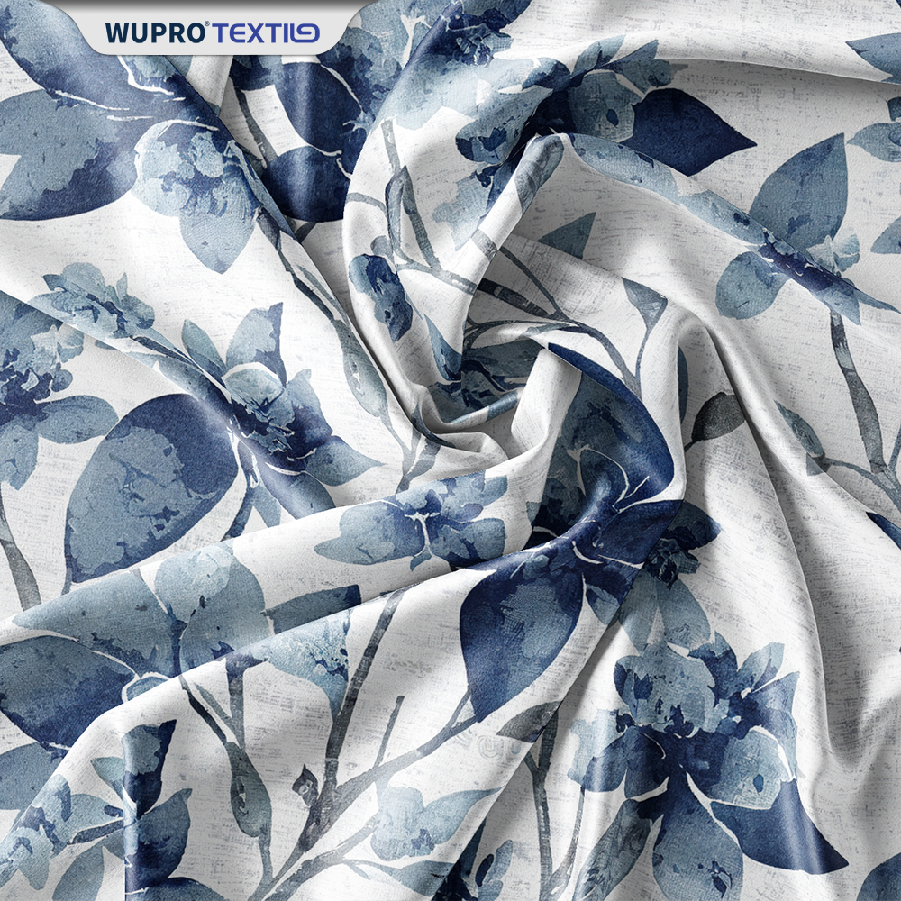 Printtek Wholesale Manufacturer Woven 100 polyester Flowers Pattern Red Rose Digital Printed fabric For Dresses