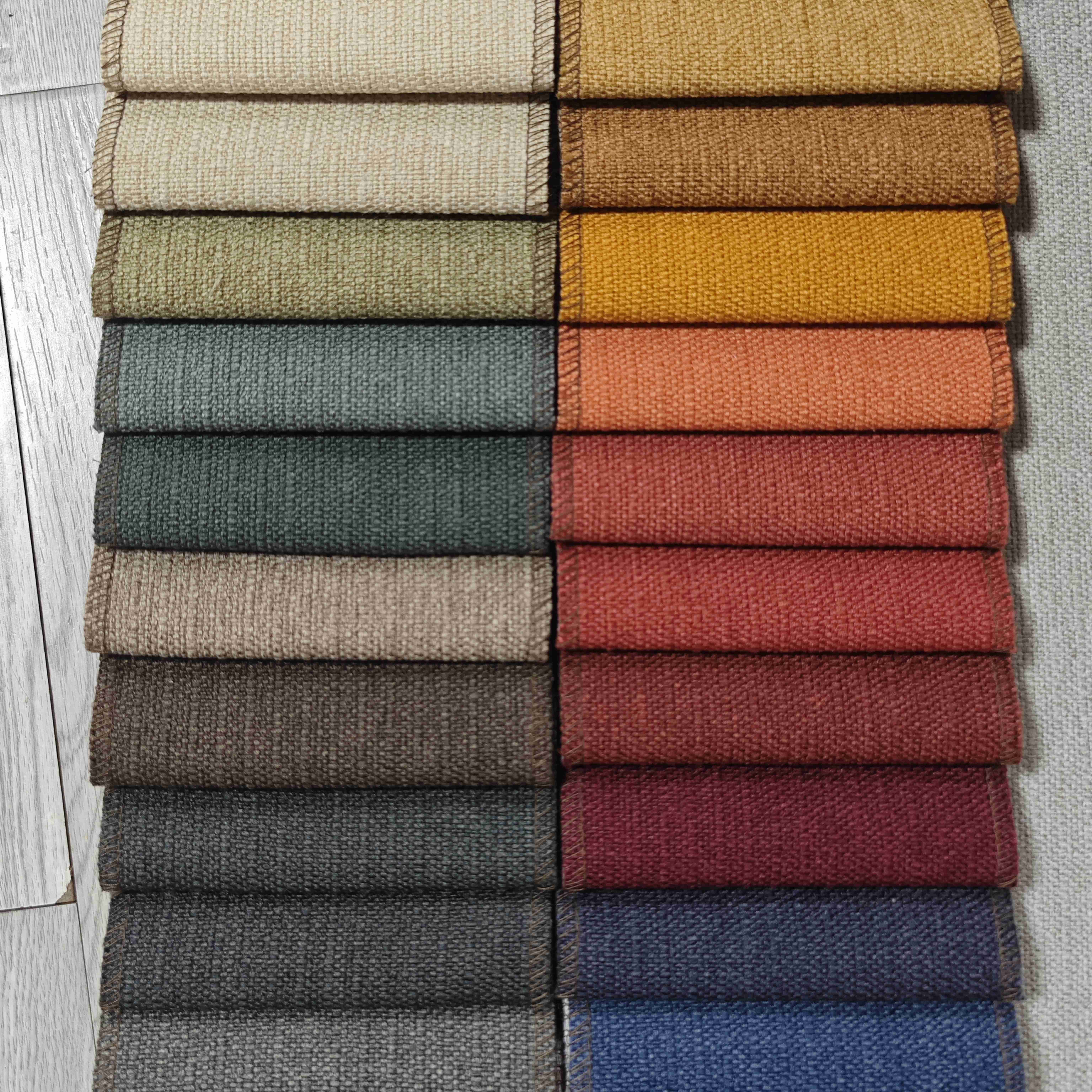 100%GRS eco-friendly Recycled Linen Home textile for Furniture upholstery fabric for Sofa