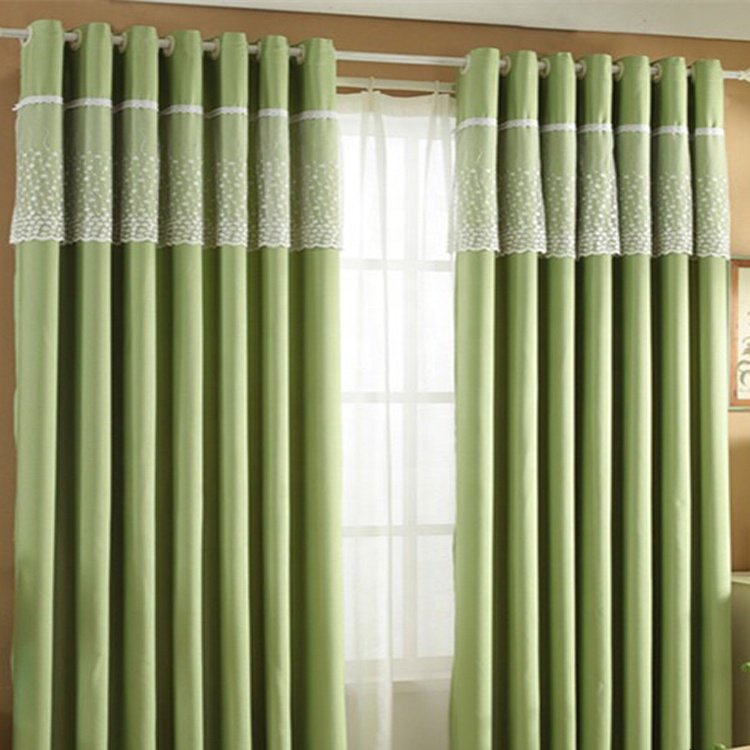 Grey Curtains For The Living Room 2024 Eco-friendly Cotton and Linen Velvet Fabric Blackout Curtains Luxury Design