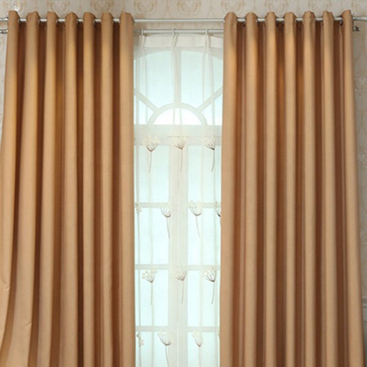 Grey Curtains For The Living Room 2024 Eco-friendly Cotton and Linen Velvet Fabric Blackout Curtains Luxury Design