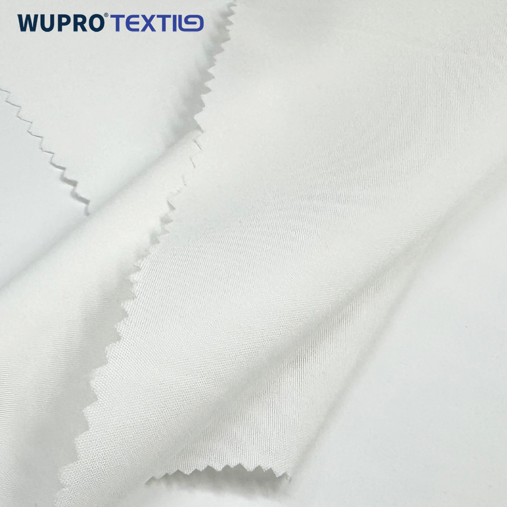 [WUPRO Textile]T400 Custom Color Waterproof White Oxford Woven polyester fabric For Carry Bag