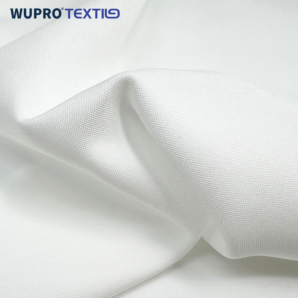 [WUPRO Textile]T400 Custom Color Waterproof White Oxford Woven polyester fabric For Carry Bag
