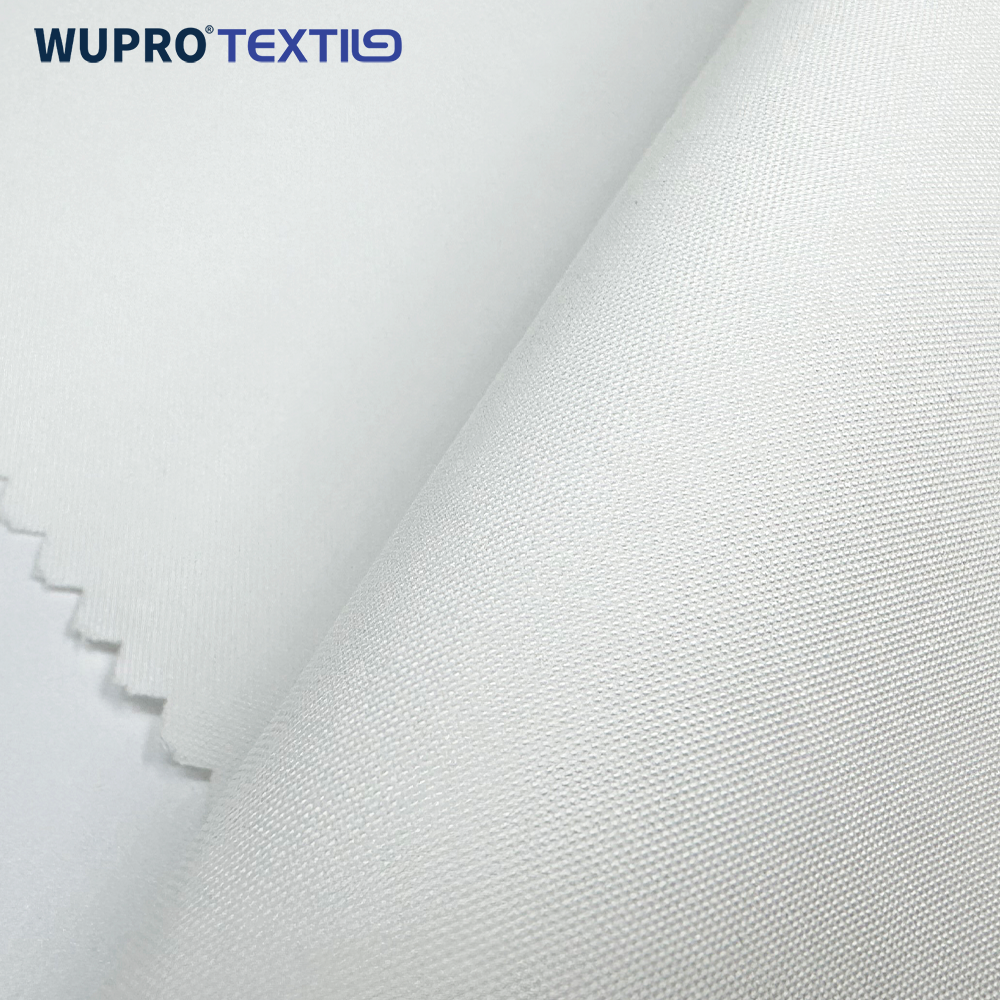[WUPRO Textile]T400 Custom Color Waterproof White Oxford Woven polyester fabric For Carry Bag