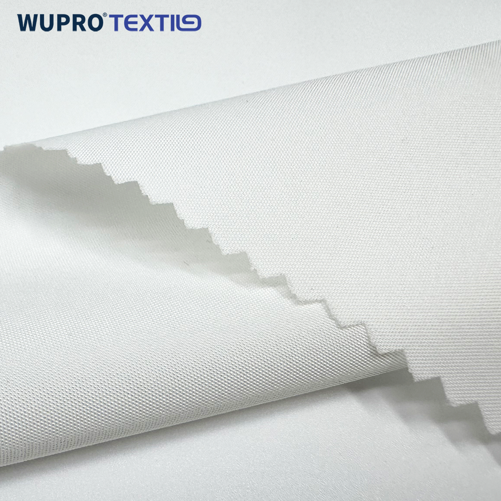 [WUPRO Textile]T400 Custom Color Waterproof White Oxford Woven polyester fabric For Carry Bag