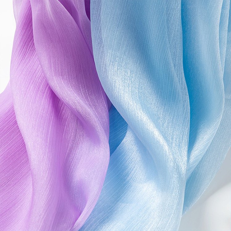 eco-friendly organza kids evening dress fabric white sparkle organza child dress fabric polyester organza fabric