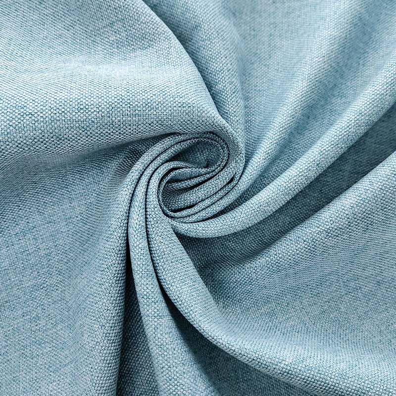 100% Polyester Linen-Looking Fabric Weaved Coating Dyed for Home Textile & Sofa Cover Breathable Feature