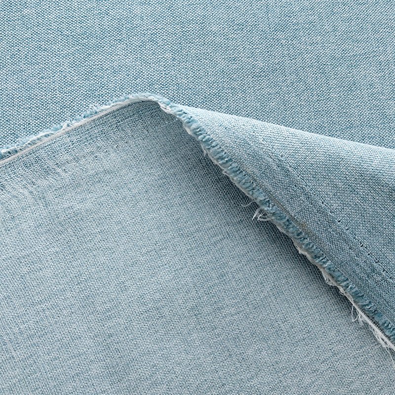 100% Polyester Linen-Looking Fabric Weaved Coating Dyed for Home Textile & Sofa Cover Breathable Feature